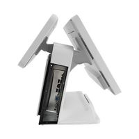 Venta Directa de Fábrica, Sistema POS con Pantalla Dual de 15.6 Pulgadas, Windows/Android, Todo en Uno, Punto de Venta, Caja Registradora para Comercio Minorista