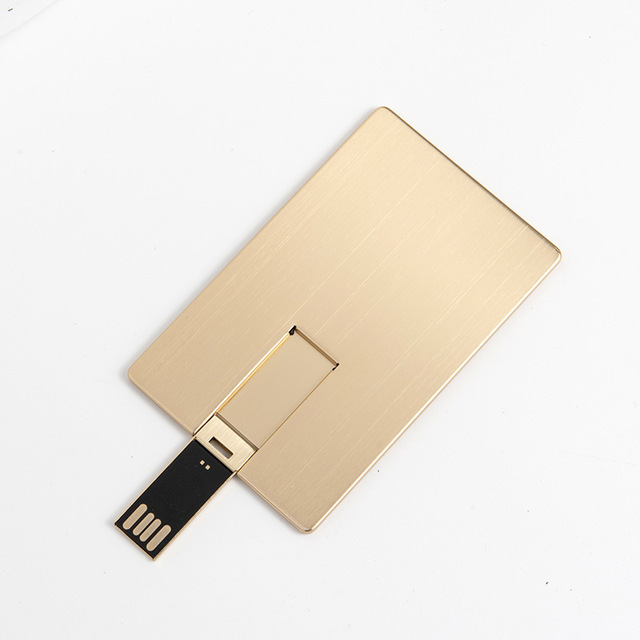Factory Wholesale New in Stock Custom Logo 32GB 64GB 128GB USB 2.0 High Speed Silver Metal Flash Drive