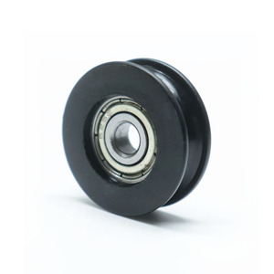 5x25x8,2mm 625 tipo ranura en U ruedas de polea de nailon de plástico 625 ruedas de polea de rodamiento para puertas correderas y ventanas - Product Image 3