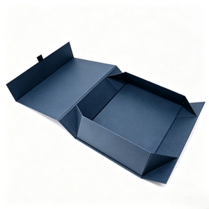 Boîte de présentation pour café, boîte magnétique pliable avec ruban, logo personnalisé, emballage en papier rigide pour coffrets cadeaux et événements - Product Image 3