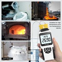 Handheld Thermocouple Thermometer Digital LCD K Type High Precision Temperature Recorder Datalogger for Industrial