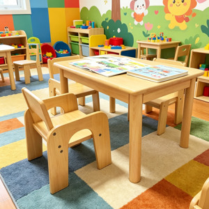 Muebles Montessori de Madera Natural, Ecológicos, Sostenibles y Seguros, Cama y Silla para Guardería y Preescolar, Modernos - Product Image 4