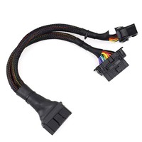 Cable de Extensión OBD2, Conector OBD de 16 Pines Macho a Hembra para ELM 327, para Herramienta de Diagnóstico Automotriz