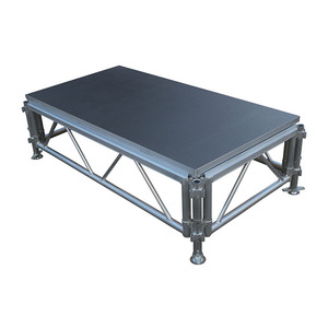 Escalera de escenario portátil para <span class=keywords><strong>dj</strong></span>, escalones de plataforma de aluminio, 10x10 etapas - Product Image 3