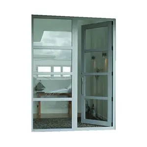 Baixo preço novos produtos Profissional Luxo low-e vidro à prova de ar impermeável portas exteriores invisíveis para casas