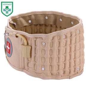 Cinturón de Soporte Lumbar Inflable HOPMED, Color Albaricoque, Talla Única, Dispositivo de Tracción Manual para el Cuidado de la Cintura - Product Image 5