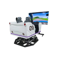 Vente directe du fabricant : Simulateur de conduite éducatif à six degrés de liberté, dynamique, double écran LCD 65 pouces, double siège
