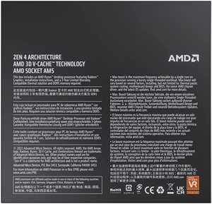 R 9 7950X3D - ซีรีส์ R9 7000 โปรเซสเซอร์เดสก์ท็อป 16-คอร์ 4.2 GHz ซ็อกเก็ต AM5 120W กราฟิก Radeon - Product Image 3