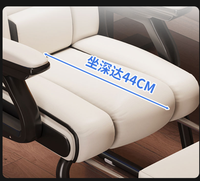 Chaise de jeu ergonomique minimaliste moderne avec base en métal et roulettes courbes, chaise pivotante pour e-sport, idéale pour la maison et le bureau