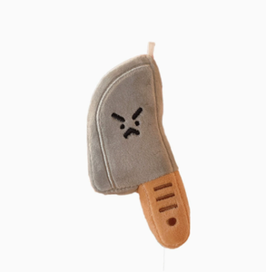 Petit porte-clés en peluche en forme de couteau de cuisine en colère, jouet pendentif cadeau pour enfants et adultes - Product Image 1