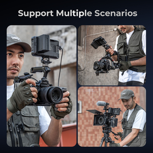 กรงอะลูมิเนียมอัลลอยสำหรับ <span class=keywords><strong>LUMIX</strong></span> <span class=keywords><strong>S1R</strong></span> II/S5 i/ S5 iix/ G9 II ออกอย่างรวดเร็วราง NATO ARCA-BOTTOM - Product Image 6