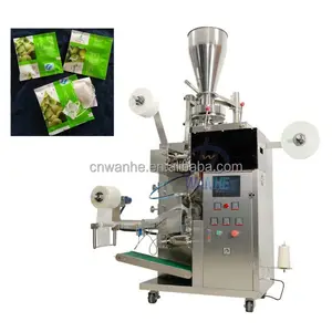 Wanhe – machine d'emballage verticale automatique de sachets de thé intérieurs et extérieurs, Double machine d'emballage de sachets de thé