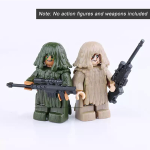 Compatible avec les figurines d'action - Tenue Givi camouflage pour survie en jeu - Figurine d'action en plastique de sniper de reconnaissance - Product Image 2
