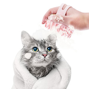Cepillo de baño para perros, cepillo suave portátil para ducha de mascotas, cepillo de masaje multiusos para el cuidado del cabello para cachorros, productos para mascotas, accesorios para el hogar - Product Image 5