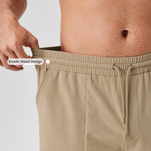 <span class=keywords><strong>Pantalon</strong></span> <span class=keywords><strong>de</strong></span> <span class=keywords><strong>jogging</strong></span> respirant à séchage rapide personnalisé poche arrière cachée avec fermeture éclair <span class=keywords><strong>pantalon</strong></span> <span class=keywords><strong>de</strong></span> gym pour hommes à taille élastique avec cordon <span class=keywords><strong>de</strong></span> serrage - Product Image 4