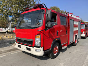 Camion de sauvetage aérien avec plateforme élévatrice hydraulique de 3 m³ pour intervention incendie - Product Image 6