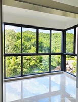 Modernes Horizontales Hurrikan-Beständiges Energieeffizientes Thermisch Getrenntes Aluminium-Glas-Schiebefenster für Hotels und Villen