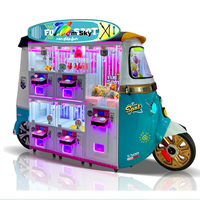 M SKY KA-850 Machine à grue à 8 blocs en fibre de verre, équipement d'amusement à monnayeur pour attraper cadeaux, poupées et objets, 110/220V, garantie 1 an, version anglaise