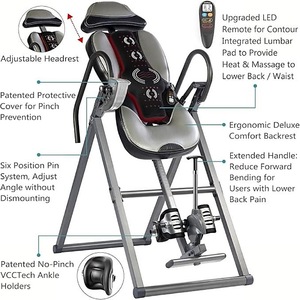 Table d'inversion à technologie avancée avec massage par vibration et chaleur, robuste, capacité jusqu'à 300 lb - Product Image 2