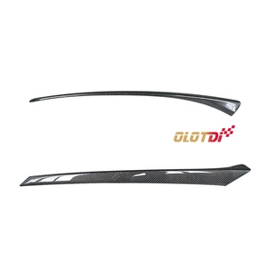 JS Style Carbon Fiber Front <b>Splitter</b> Bumper Lip Lights Fender <b>Splitters</b> Flaps for Honda 10TH FK7 FK8 Auto Tuning - Product Image 5