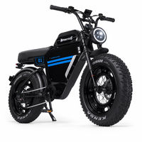 Nouvelle Arrivée Scooter Électrique Rétro Adulte à Pneus Larges, Style Sportif et Vintage, Moteur Arrière, Batterie au Lithium
