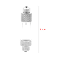 Compteur de bulles de CO2 à tête simple ou double pour aquarium, valve anti-retour, régulateur de CO2 DIY pour aquarium, diffuseur, kit de système CO2, outil anti-retour