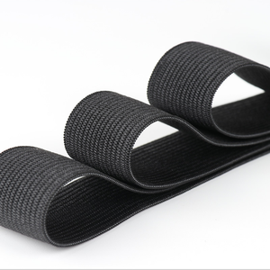2 polegadas preto e branco <span class=keywords><strong>Elastic</strong></span> Knitting Rubber Webbing para Underwear Knitting - Product Image 4