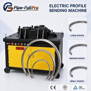 Máquina Eléctrica para Doblar Tubos con Radio Ajustable para Perfiles Metálicos y Tubos de Acero - Product Image 1