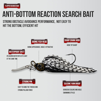 DN 7g 9g 11g 13g 18g 21g Leurre de pêche Chatterbait, Jig à lame, Buzz Bait, Leurre à jupe, Spinnerbait, Jigs pour achigan, Spinnerbait