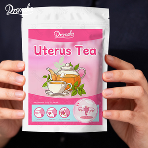 Dromaka Té de hierbas para la salud uterina y ovárica de las mujeres, equilibra las hormonas y apoya la menstruación, mezcla de té natural - Product Image 1