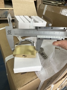 Candado de latón de tipo delgado de 50 mm seguro de alta calidad de venta directa de fábrica más barato - Product Image 6