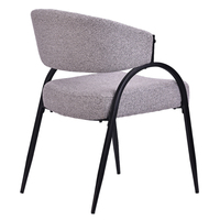 Échantillon Gratuit Chine Alibaba Chaise de Salle à Manger Moderne Contemporaine de Luxe en Tissu Personnalisé pour la Maison Vente en Gros