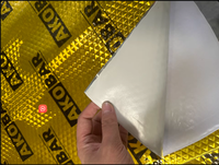 Panneau d'amortissement en aluminium pour l'isolation acoustique des voitures, du bureau et de l'automobile KTV