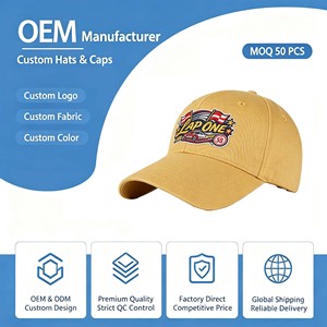 Factory Price Structured Caps Reinforced Seam Construction Low MOQ Headwear Supply - Product Image 1