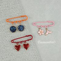 10 pièces 2 pouces épingles de sûreté colorées peintes en aérosol, épingles de sûreté robustes avec boucle pour bricolage artisanat jupes couvertures vêtements