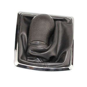 Venta al por Mayor de Fábrica para <span class=keywords><strong>Ford</strong></span> <span class=keywords><strong>Focus</strong></span> 2 Mondeo MK2 2005-2008, Pomo de Palanca de Cambios con Funda de Cuero, Cubierta para Palanca de Velocidades - Product Image 5