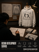 Sweat-shirt à capuche personnalisé avec logo pour marques de streetwear, en molleton épais, effet vintage délavé, avec ourlet effiloché et poche kangourou