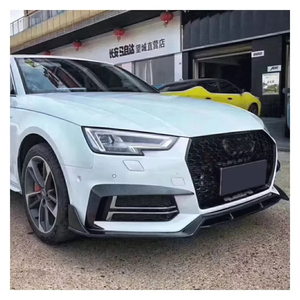 Kit de Carrocería de Fibra de Carbono Real para Audi A4 S4 B9 2017 2018 2019, Incluye Alerón Delantero, Difusor Trasero y Alerones Laterales - Product Image 3