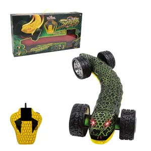 Serpiente de juguete de simulación con Serpentor, 2,4G, Control remoto, superled, extremo, giro de 360 grados y 180 grados