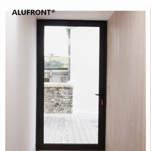 Puertas individuales de aluminio para puertas traseras de <span class=keywords><strong>Patio</strong></span>, <span class=keywords><strong>puerta</strong></span> de despensa de vidrio con vidrio de seguridad - Product Image 1