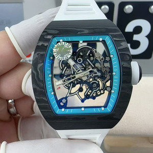 Nouveau produit à succès : Montre mécanique automatique de luxe pour homme avec tourbillon ajouré et boîtier en fibre de carbone NTPT en forme de barre - Product Image 1