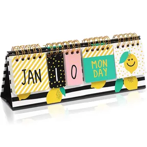 Aangepaste Kleur Afdrukken Hoge Kwaliteit Lage Prijs Chinese Leverancier Bureau Mini Kalender Zak Kalender 2023