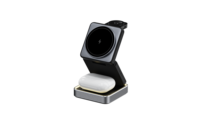 Nouveau design Support de chargeur sans fil magnétique pliable 3 en 1 Support de chargeur rapide 15w avec veilleuse