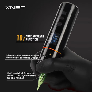 Máquina de Tatuar Inalámbrica XNET Blade con Motor sin Núcleo de <span class=keywords><strong>4.0</strong></span> mm, Batería de Litio de 2000 mAh, Pluma para Tatuar para Artistas del Tatuaje - Product Image 2