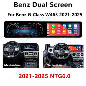 メルセデスベンツGクラスW463 2018-2025 GPSナビゲーションAndroid 13システム用デュアルスクリーンCarplay Android Auto Carマルチメディアプレーヤー - Product Image 4