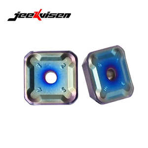 Jeekvisen SEKR1203-QC Nano Blue Coated Square Fraise 4 Flûtes Tin Altin Revêtement Alliage Dur CNC Tour Fraisage Inserts quantité minimale de commande 10 Pcs - Product Image 5