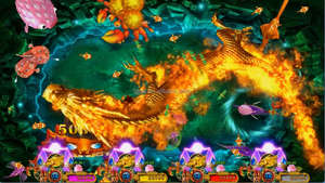 Lợi nhuận cao USA phổ biến 86/100 inch 10 người chơi xách tay Cá Trò chơi sấm rồng Deluxe - Product Image 3