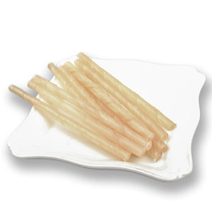 100% doğal ham deri füme domuz eti kabadayı sopa dolum köpek çiğnemek kemik aperatifler - Product Image 6