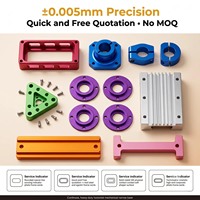 Pièces en aluminium anodisé, pièces en alliage d'aluminium 4040, services de polissage et d'usinage, traitement à guichet unique, usinage CNC 5 axes