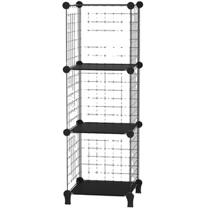 Proveedor Chino de Organizadores de Almacenamiento en Forma de Cubo, Estantes Metálicos, Armario, Estantería de Plástico para Libros, DIY - Product Image 2